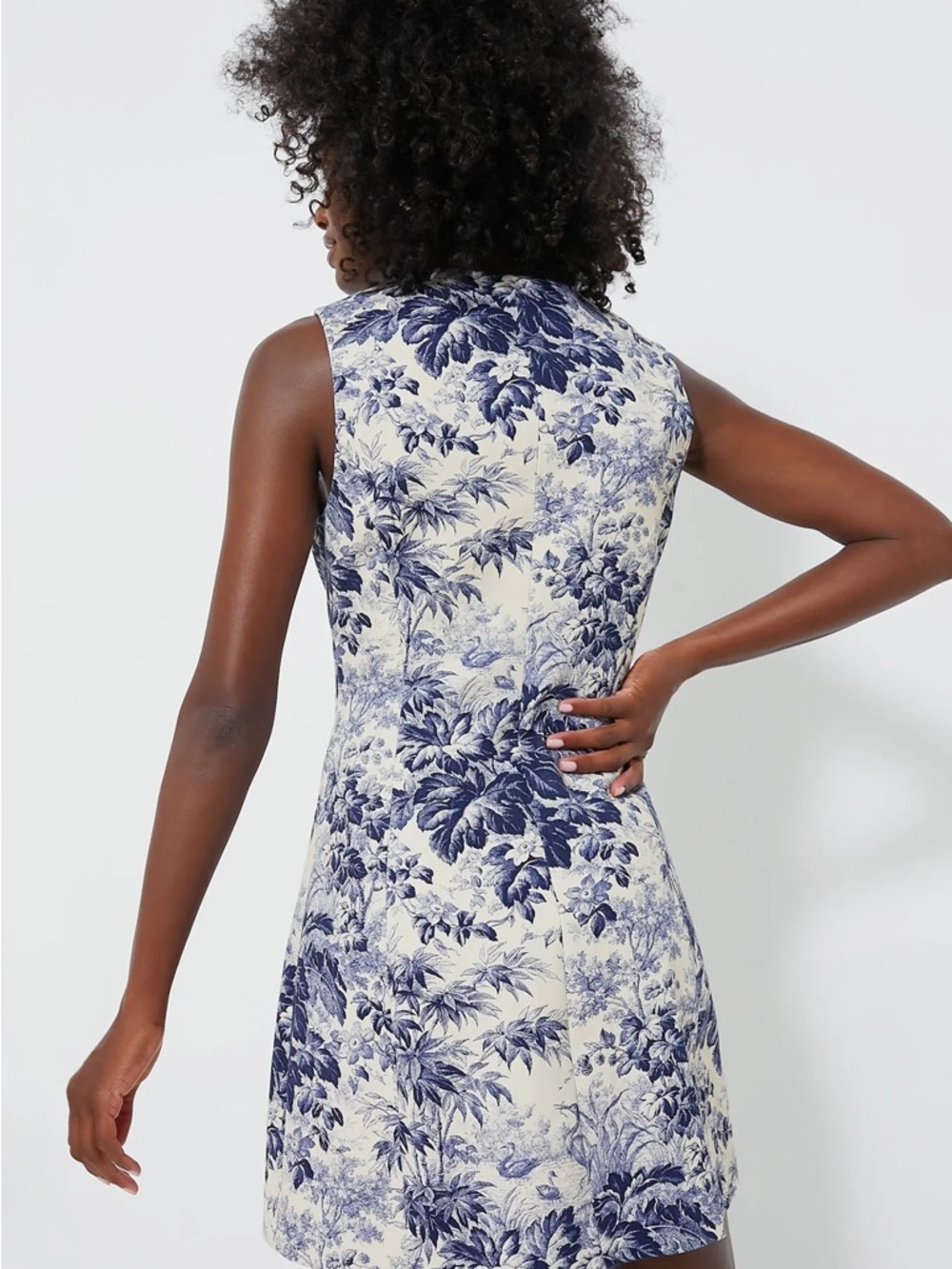 Tuckernuck Navy Toile Maison Dress - Sz 2 - Picture 2 of 7